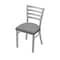Holland Bar Stool Co 400 Jackie 18" Chair with Anodized Nickel Finish and Graph Alpine Seat 40018AN020 - alternate 1
